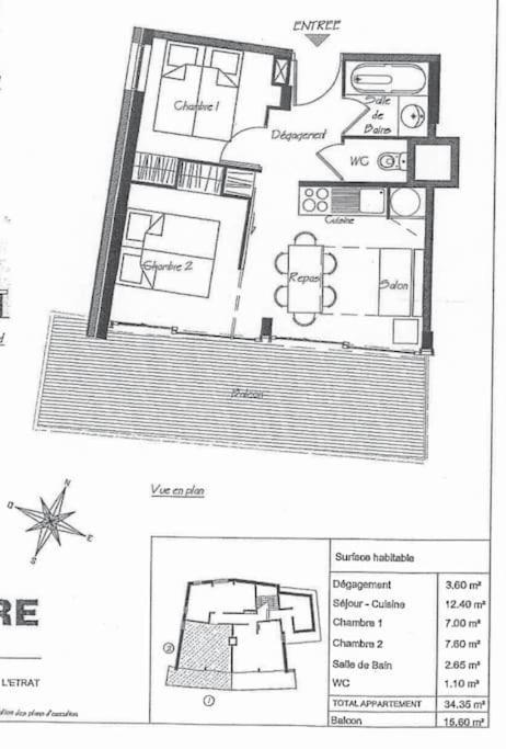 Appartement 35M2 Шамрус Екстериор снимка